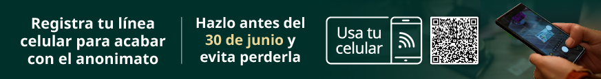 Registra tu linea celular