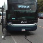 Se activa rampa “anti evasión” en caseta de Zirahuén; 6 pasajeros de autobús resultan heridos