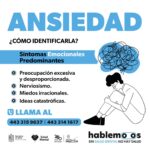 Atiende la ansiedad en la línea Hablemoos: SSM