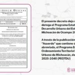 Michoacán cuenta con nuevo Programa de Desarrollo Urbano: Gladyz Butanda