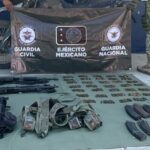 SSP detiene a dos hombres con fusiles en Múgica