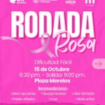 Invita Sedum a Rodada Rosa en concientización del cáncer de mama