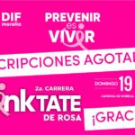 Paola Delgadillo anuncia inscripciones agotadas para la 2ª Carrera «Pinktate de Rosa»
