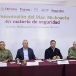 Plena coordinación en seguridad, refrendan Bedolla, Harfuch, Defensa y Semar