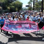 Con marcha, sección XVIII exige atención a demandas