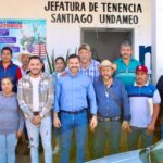 Yankel Benítez y autoridades de Santiago Undameo, establecen ruta de trabajo