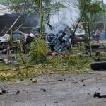 Suman 3 muertos y 6 lesionados, tras ataque explosivo contra base de la Policía Comunitaria de Coahuayana