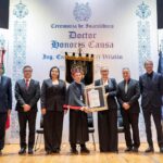 Ingeniero Enrique Ramírez Villalón, michoacano ejemplar, recibe el Grado de Doctor Honoris Causa de la UMSNH