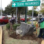 Servicios Públicos municipales embellece la Calzada Juárez