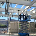 Supervisa Gladyz Butanda construcción de garaje de cabinas del teleférico de Morelia