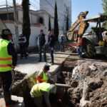 En Santa María, supervisa Alfonso Martínez obras sanitarias