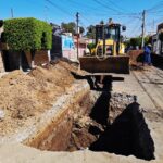Adolfo Torres supervisa trabajos de reparación de drenaje en la colonia Nueva Chapultepec