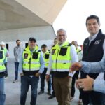 Bedolla revisa etapa final del rescate del Complejo Bicentenario