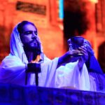 Centro Histórico de Morelia luce repleto con la representación de la Última Cena