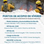 Gobierno de Morelia convoca a donar víveres para brigadistas forestales