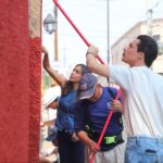 Voluntariado del DIF Morelia rehabilita fachadas del Centro Histórico: Paola Delgadillo