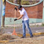 Encabeza Yankel Benítez jornada de limpieza en colonias de Morelia