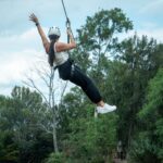 Vive la adrenalina en la tirolesa del Zoológico de Morelia