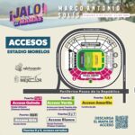 Listos los accesos al Estadio Morelos para el concierto del Buki