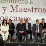 ¡Que vivan los maestros de Michoacán, que viva la educación!: Bedolla
