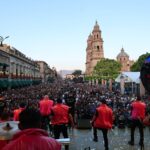 Banda La Más Fresona prende festejos del 485 Aniversario de Morelia