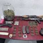 Operativo interinstitucional en Tancítaro deja 5 detenidos y 2 armas aseguradas: SSP