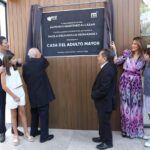 Alfonso Martínez y Paola Delgadillo inauguran la Casa del Adulto Mayor