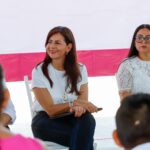 Fortalecemos escuelas de Tierra Caliente con materiales e insumos: Gabriela Molina