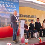 ¡Instalaciones dignas! Inaugura Bedolla Secundaria Técnica 167 en Pátzcuaro