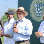Yurécuaro se suma al «Mundial Social» con nueva cancha de futbol: Bedolla