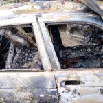 Suman 3 taxis Maquinas Rojas quemados por delincuentes en Apatzingán, en menos de 24 horas