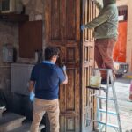 Inicia segunda etapa de restauración de portones y elementos de madera del Centro Histórico de Morelia