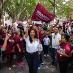 Pueblo organizado respalda a Gaby Molina para fortalecer la Transformación