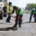 Mantiene Gobierno de Morelia brigadas de bacheo y rehabilitación de vialidades