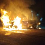 Violencia en Zinapécuaro deja un muerto, un herido y vehículos dañados