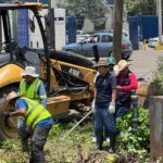 Gobierno Municipal atiende encharcamientos en avenida Benito Juárez
