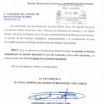 Carlos Torres Piña solicita al Congreso ampliar por 45 días su licencia, continuará recorridos a ras de tierra