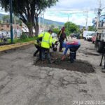 Atiende Gobierno de Morelia la avenida La Joya con jornada de bacheo