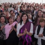 Mujeres de Uruapan arropan a Gaby Molina