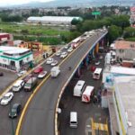 Avanzan obras del Morebús en Tres Puentes con reducción de un carril en el paso superior ferroviario