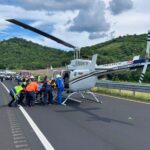 Caída de camioneta a un barranco en la México-Guadalajara deja un muerto y tres heridos