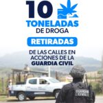 SSP asegura 10 toneladas de droga en 8 meses