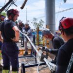 Teleférico de Morelia concluye empalme del cable portador; avanza hacia pruebas electromecánicas