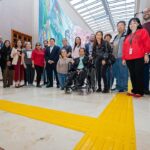 Con instalación de Guía podotáctil, avanza Poder Judicial de Michoacán hacia una justicia más accesible