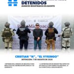 Golpe a la extorsión en la región aguacatera: caen dos presuntos extorsionadores