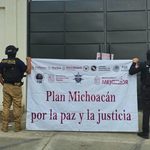 SSP brinda apoyo operativo en cateo de la FGE en Tanhuato; aseguran 12 armas, equipo táctico y vehículos