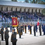 ESCOLTA Y BANDA DE GUERRA DE LA UMSNH PARTICIPA EN ACTO ENCABEZADO POR LA PRESIDENTA SHEINBAUM