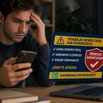 Cuidado con las ofertas de trabajo sospechosas, podría tratarse de un intento de fraude