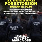 Estrategia “Cancela la Extorsión” logra la detención de 52 personas en 2026