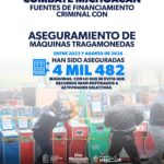 Combate Michoacán financiamiento criminal con aseguramiento de tragamonedas